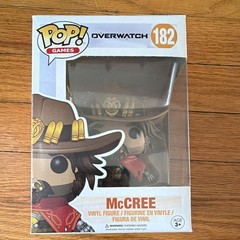 Funko Pop! Games Overwatch McCree Vinyl Figure #182 2017 MPN DRM170309
