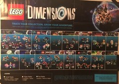 NEW! LEGO Dimensions Figures Playsets Vehicle Checklist 18″ x 24″ Poster Only