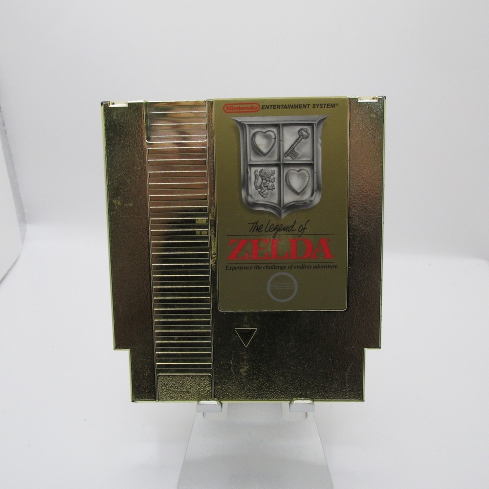 LEGEND OF ZELDA NINTENDO NES 3 SCREW GOLD EDITION GAME (UNTESTED)