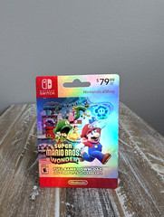SUPER MARIO WONDER ✹ Nintendo Canada Switch Eshop Card Only ✹ NO CODE / GAME