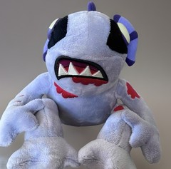 Rare World of Warcraft Mur’ghoul Murloc Plush Blizzard 2014 Zombie Purple 9” WoW