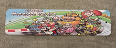 Super Mario Kart Video Game Metal Wall Hanging Sign Plaque Decor Banner 3×12