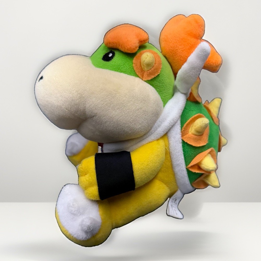 RARE Bowser Junior JR Plush Sanei Japan 2009 Nintendo Super Mario Official