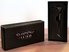 Shadow Of War Elven Forge Hammer Bottle Opener GameStop Promo Lord Of The Rings