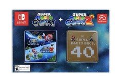 Super Mario Galaxy 1 & 2 – Super Mario Bros 40th Anniversary Pin Set SEALED
