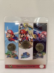 Super Mario 3D All Stars Collectible Coin Set Nintendo Plastic Brand New