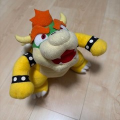 Super Mario Party 5 Bowser Plush Doll Nintendo Sanei Hudson 2003 Ages 13+ Used