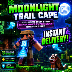 Moonlight Trail Cape Code – Minecraft experience – INSTANT STOCK
