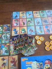 RARE Super Mario RPG Cards Coins Box FULLSet 1995 Japan Figure Geno Mallow Plush
