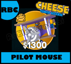 PILOT MOUSE – CHEAP CHEESE TOWER DEFENSE – CTD UNIT