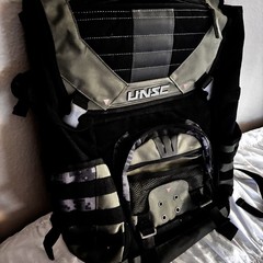 Halo Microsoft Xbox UNSC School Backpack Army Green Black