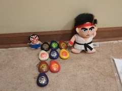 Street Fighter 2 Plush Capcom Japan Plush Doll Toy Vintage Retro Prizes