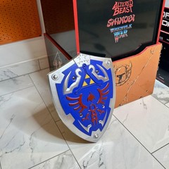 Legend Of Zelda Master Shield Prop Cosplay Costume Life Size 1:1 Decor Game Room
