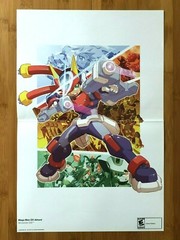 2008 Official Mega Man ZX Advent / Apollo Justice: Ace Attorney DS Poster RARE!
