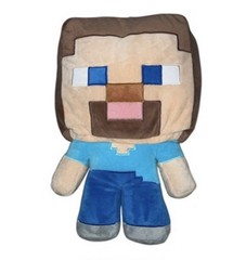 Minecraft Steve 16″ Plush Pillow Buddy Jay Franco Mojang Stuffed Toy