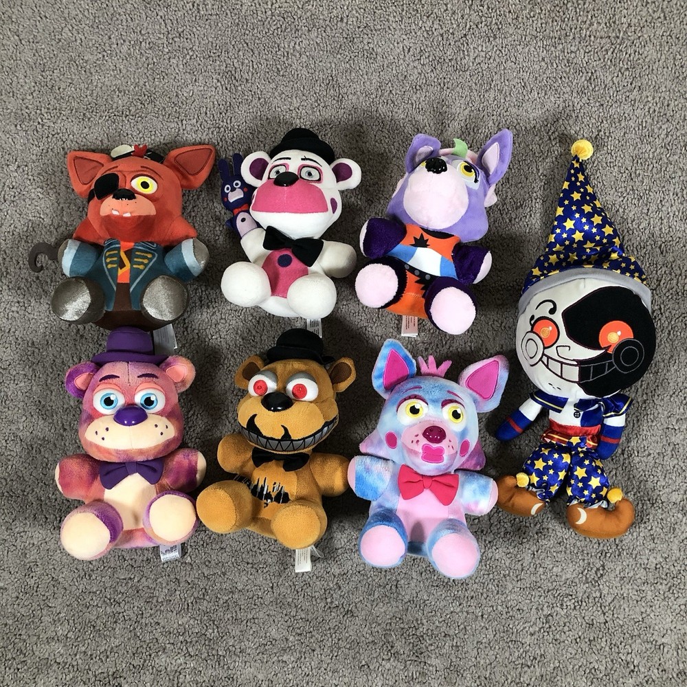 Lot of 7 Funko Five Nights at Freddy’s Plush FNAF Plushies