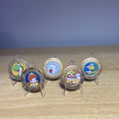 Frankford Super Mario WonderBall Collector Coins Yoshi Daisy Boo Wario Kamek Lot