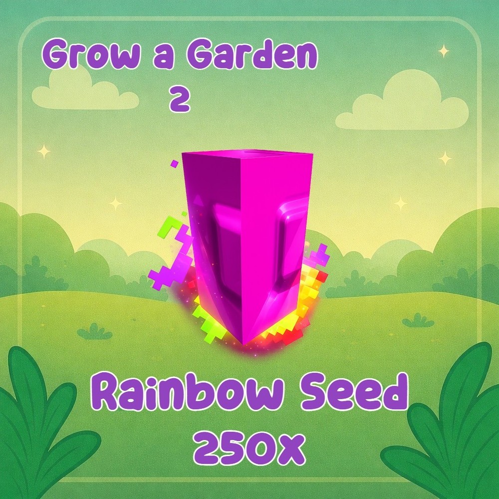 250x Rainbow Seed |🔥Grow a Garden 2 ✨| GAG2 Fast & Easy