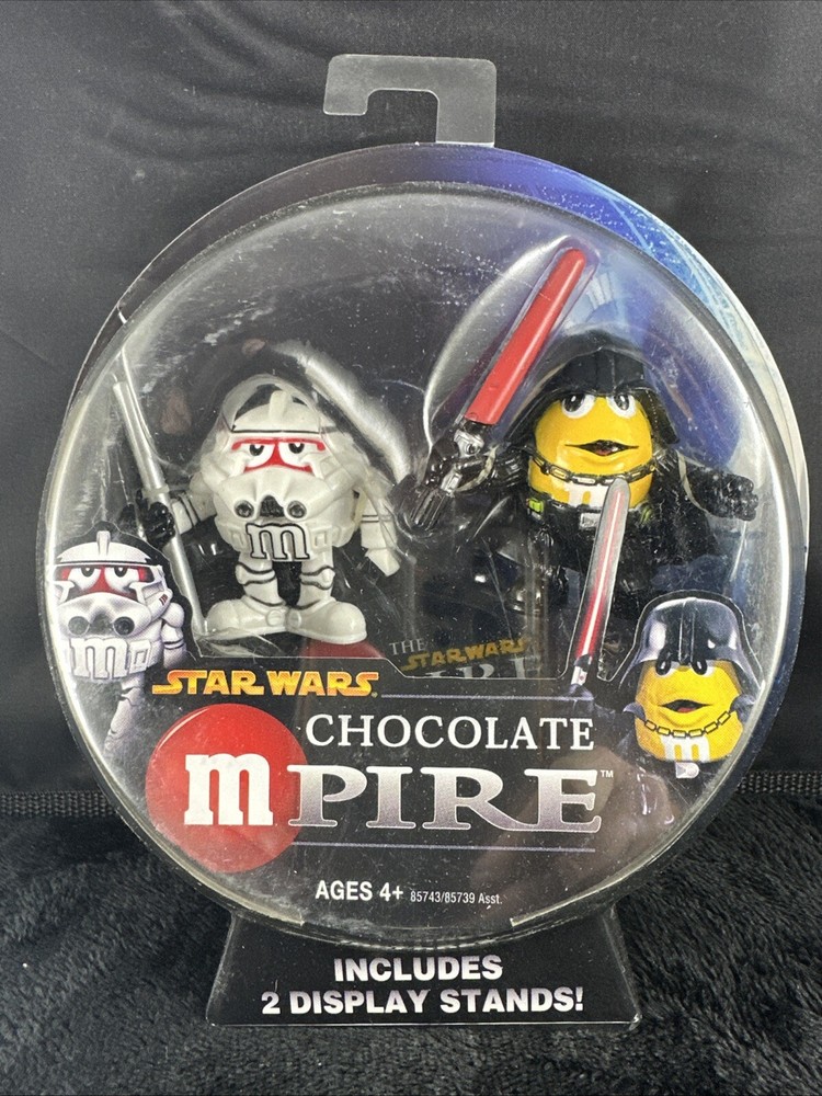 Star Wars Chocolate Mpire Carded Darth Vader, Clone Trooper Action Figures 2005
