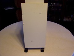 VINTAGE 1989 NINTENDO STORAGE CABINET W/MARIO NES CONSOLE & VIDEO GAME STAND