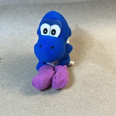 Blue Yoshi Super Mario Bros. Nintendo 64 N64 Plush Stuffed Animal Figure BD&A