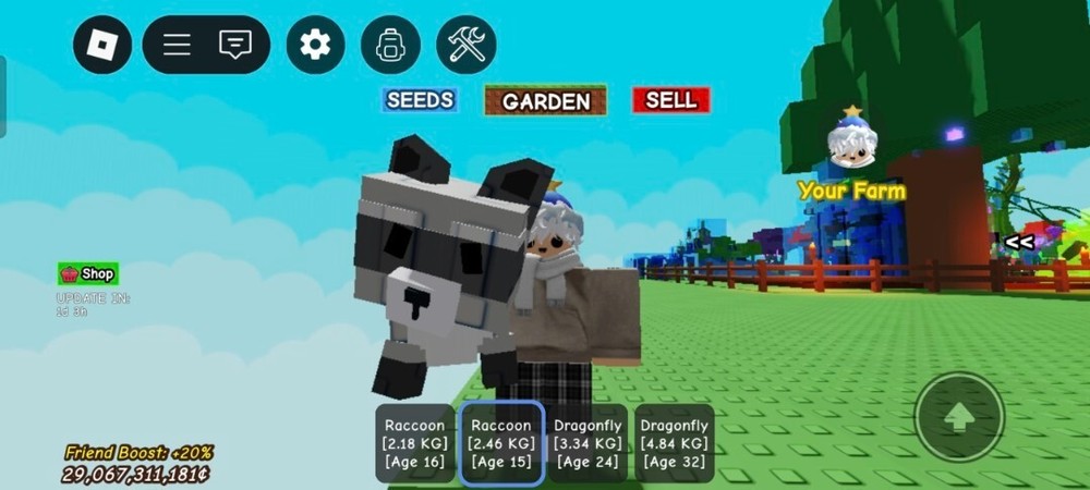 🟢ONLINE | Raccoon | Grow A Garden | Roblox | Cheapest & Fastest Delivery