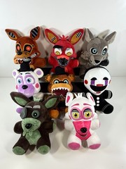 Funko Five Nights at Freddy’s Plush Lot Twisted Phantom Foxy Wolf Marionette