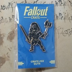 Bethesda Fallout Loot Crate, Guts Grognak The Barbarian #22 Enamel Pin (Black)