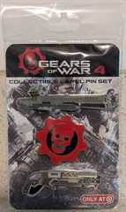 Gears of War 4 Collectible Lapel Pin Set Target Exclusive Xbox Microsoft Rare