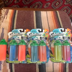 2017 World Of Nintendo Splatoon Splattershot Ink Refill 3 Packages New Sealed