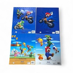 New Super Mario Bros. Wii & Mario Kart Wii Nintendo Wii Promo School Folders