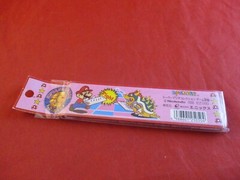 Super Mario All-Stars Nintendo Super Famicom Ruler w/ Built-in Ball Maze Game