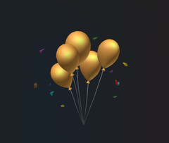 Roblox Gold Balloons Admin Code Confetti Party Celebration – Exclusive Item