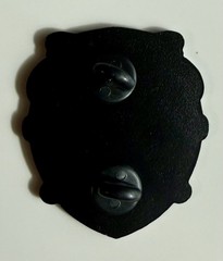 RESIDENT EVIL-S.T.A.R.S. Glossy Vintage BUTTON & Badge LAPEL PIN-Raccoon Police