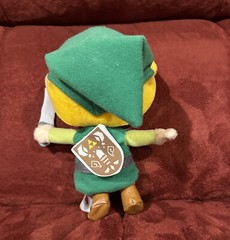 Link – The Legend of Zelda – The Wind Waker Plush, 7-inches, excellent condition