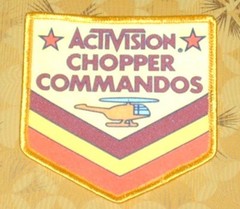 👀🕹 ~ Atari Video Game Vintage 80’s Activision Award Patch — Chopper Command ~