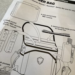 Legend of Zelda Video Game Messenger Bag Wii Nintendo Authorized Brand 2007 EUC!