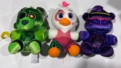 Lot of 3 FIVE NIGHTS AT FREDDY’S FNAF PLUSH – Chica, Foxy and Freddy