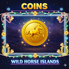 Wild Horse Islands Coins | Tokens Choose The Quantity + Random IUH Gift | WHI