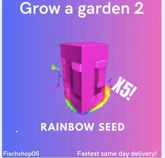 🌱Grow A Garden 2🌱 | Rainbow Seed X5 🌈 | CHEAP AND FAST DELIVERY⚡️