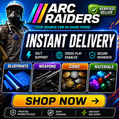 ARC RAIDERS BLUEPRINTS ⭐ WEAPONS 🔥 Keys 🔥Crafting Materials🔥Coins ⭐ Fast