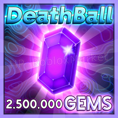 2,500,000 GEMS Roblox Death Ball 💎CHEAP • FAST DELIVERY⚡ million/sword/aura