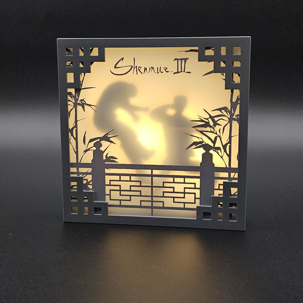 Shenmue III Light Box Shoji Door Display Desk Lamp Official Sega Dreamcast
