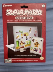 Sealed Nintendo Super Mario Bros Removable Waterproof Gadget Decal/Stickers 2017