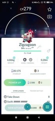 Shiny Galarian Zigzagoon wearing Meloetta inspired hat Galar – Trade