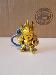Blizzard – Overwatch Backpack Hanger Figure – Series 1 – Reinhardt – CHASE GOLD
