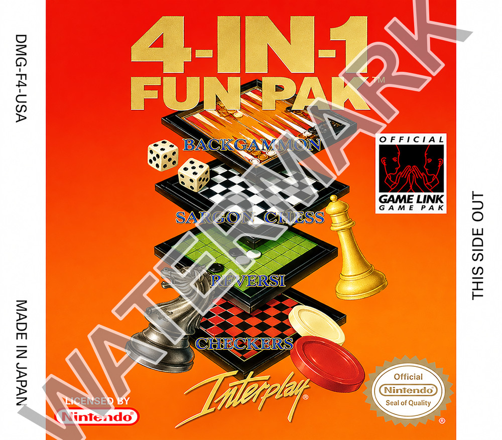 Nintendo NES Giant 8×9″ Game Boy Cartridge Hangable Wall Art – 400+ Titles (#-D)