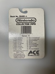 Nintendo Collectors Enamel Pin 1989 Super Mario Series “A” Running Mario #3 New
