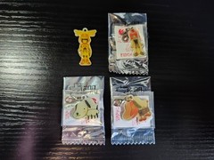 RARE Gitaroo Man 2001 Mini Mascot Charm Set of 4 + Gift U-1 Pico Puma Pentel Ain