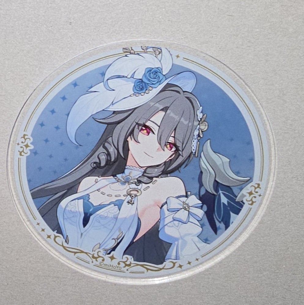 Limited Honkai Impact 3rd Vita Transparent Coaster animate gratte Japan